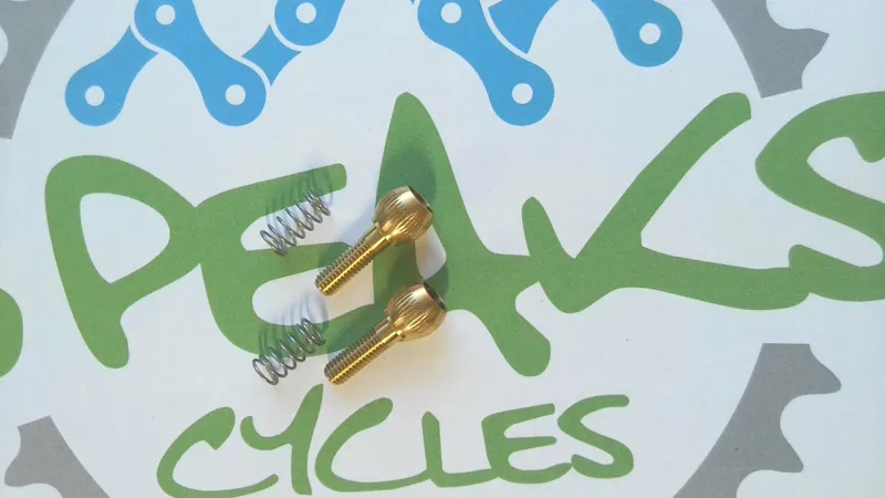 Genesis Brass Shifter Frame Barrel Adjuster Bolts - PAIR-2