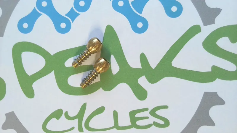 Genesis Brass Shifter Frame Barrel Adjuster Bolts - PAIR-1