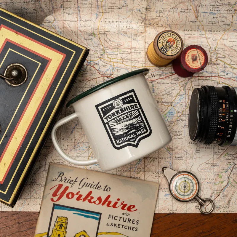 Yorkshire Dales National Park Enamel Camp Mug-1