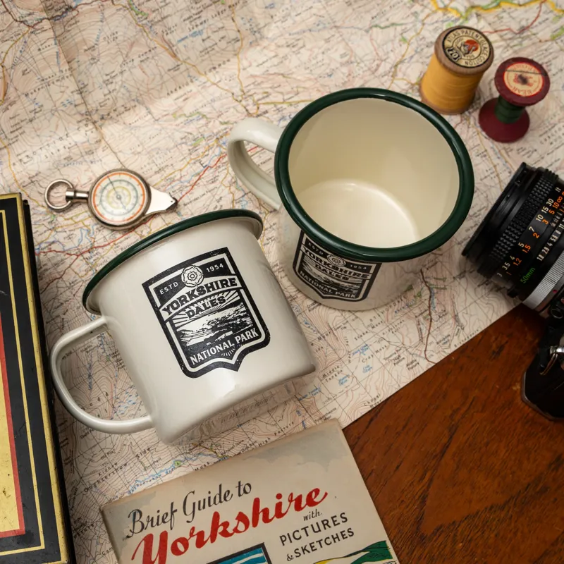 Yorkshire Dales National Park Enamel Camp Mug-2