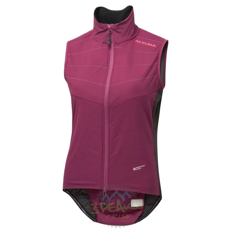 Altura Women's Icon Rocket Insulated Packable Gilet in Purple-4