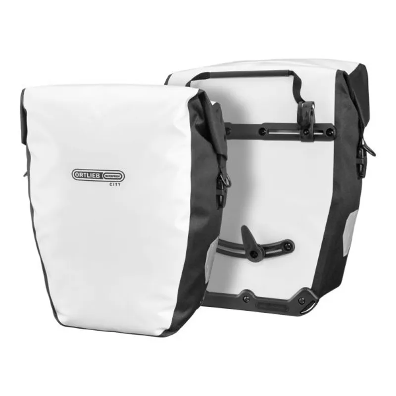 Ortlieb Back-Roller City 20L Pannier Bags - White/Black