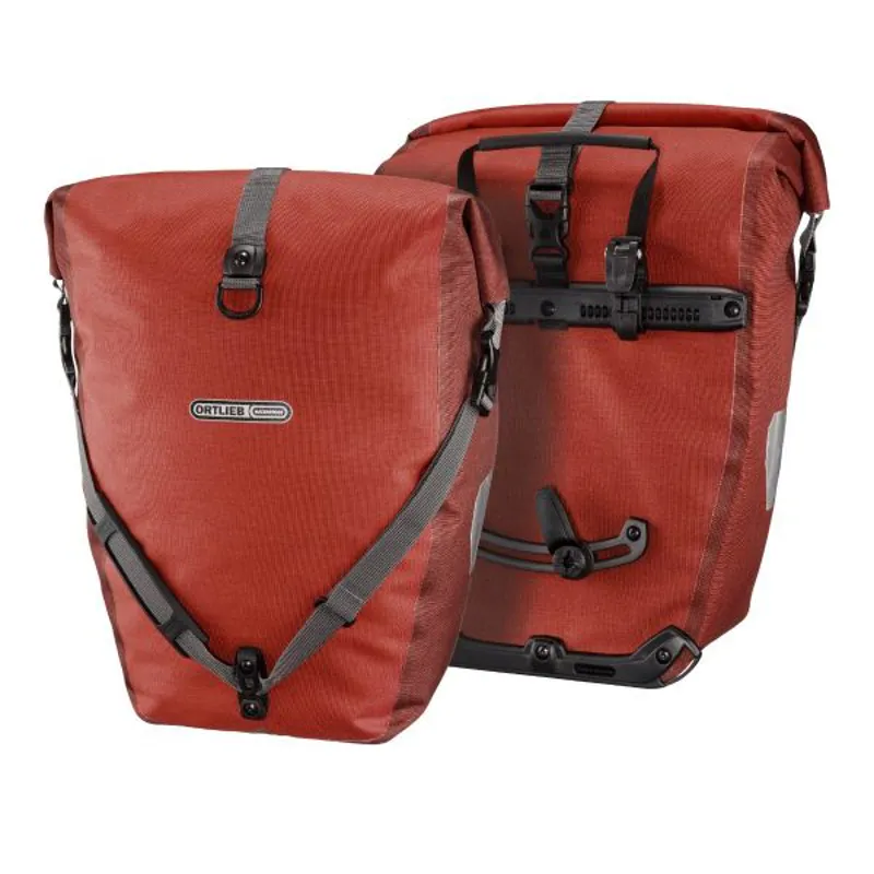 Ortlieb Back-Roller Plus 40L Pannier Bags in Salsa/Dark Chili
