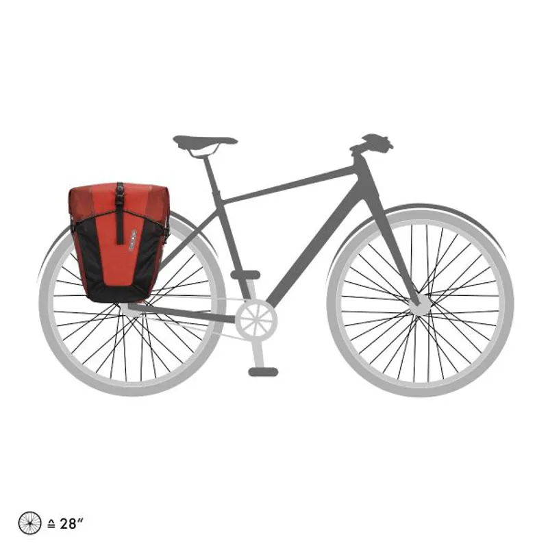 Ortlieb Back-Roller Pro Plus 70L Panniers in Salsa Red-3