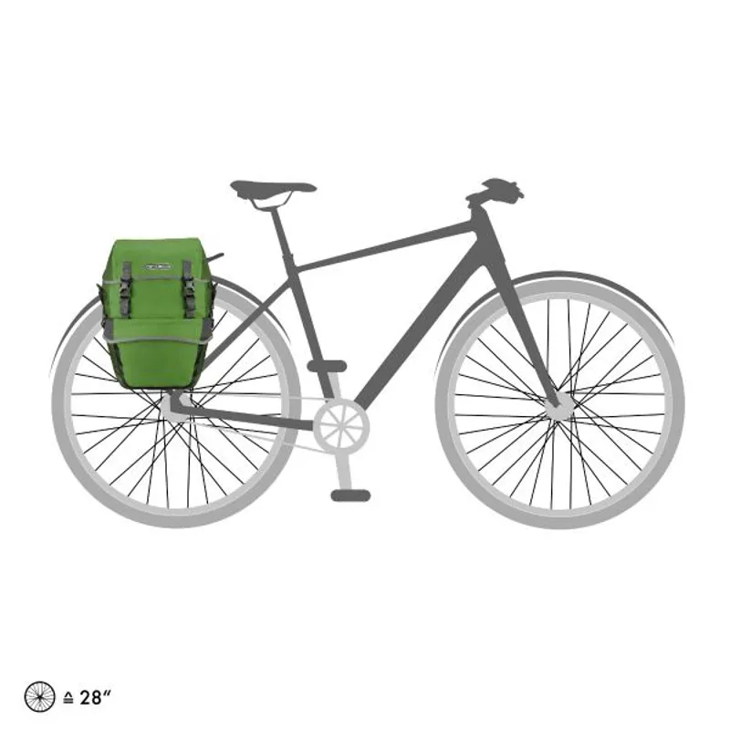 Ortlieb Bike-Packer Plus 42L Pannier Bags - Kiwi Green-8