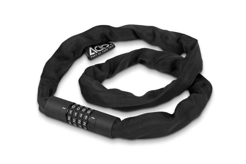 Acid Corvid C100 Chain Combination Lock in Black