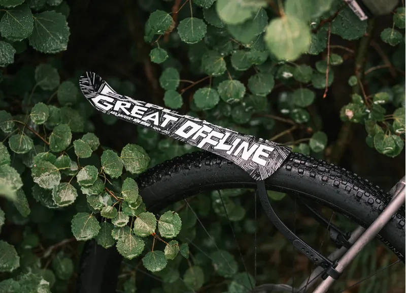 Ass Savers Win Wing 2 Gravel Rear Mudguard in Great Offline/Black-3