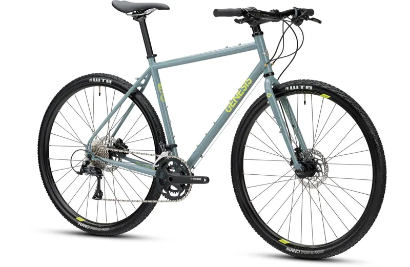 Genesis Croix De Fer 10 Flat Bar Gravel Bike in Blue - 2023-1
