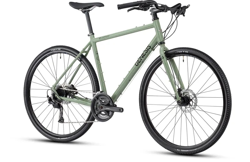 Genesis Broadway Hybrid Bike in Green-1
