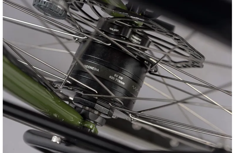 Genesis Tour De Fer 20 Steel Flat Bar Touring Bike in Green-9