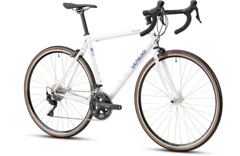 2023 Genesis Equilibrium Steel Road Bike in White-1