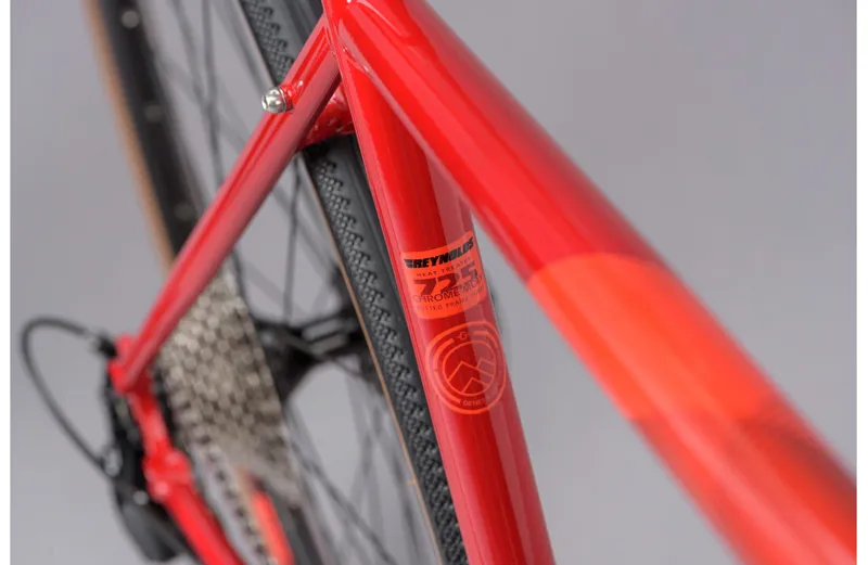 Genesis Equilibrium Disc Steel Road Bike in Red - 2023-7