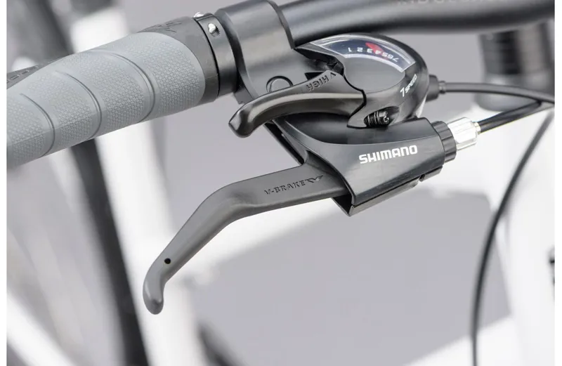 Ridgeback Motion Open Frame Hybrid Bike in White-2