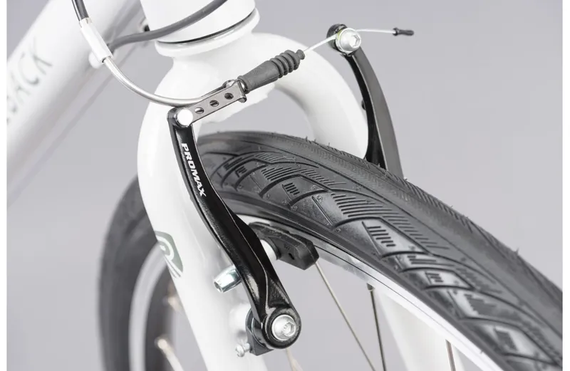 Ridgeback Motion Open Frame Hybrid Bike in White-5