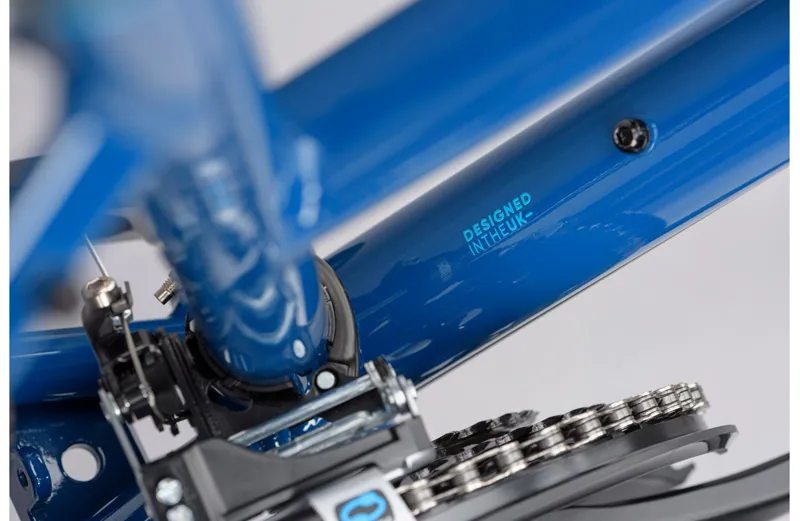 Ridgeback Velocity Open Frame Hybrid Bike in Blue-9