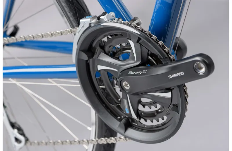 Ridgeback Velocity Open Frame Hybrid Bike in Blue-7