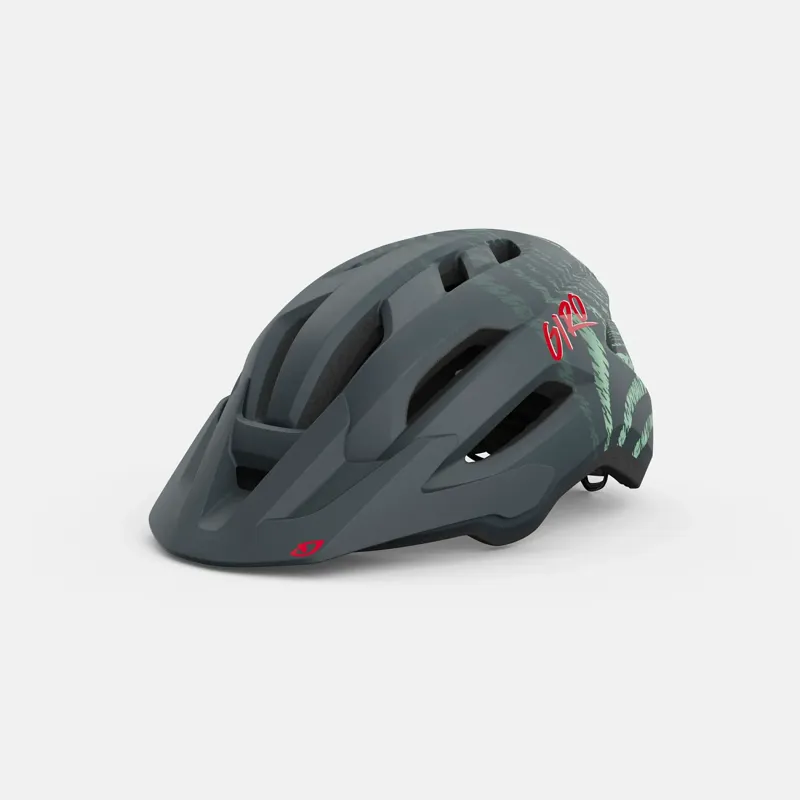 Giro Fixture II Youth Helmet in Dark Shark/Ripple Grey