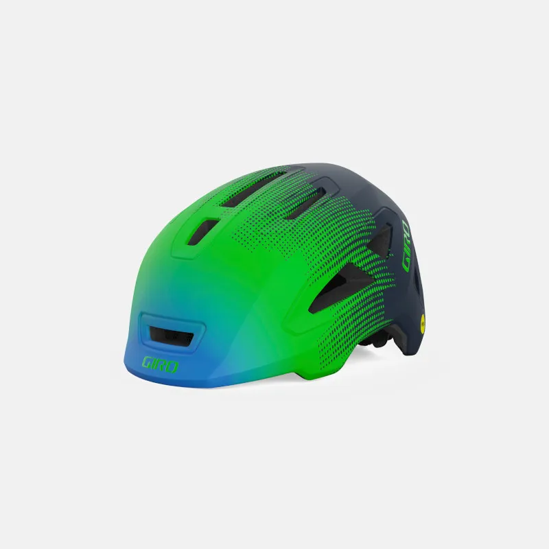 Giro Scamp II Youth Helmet in Blue and Green