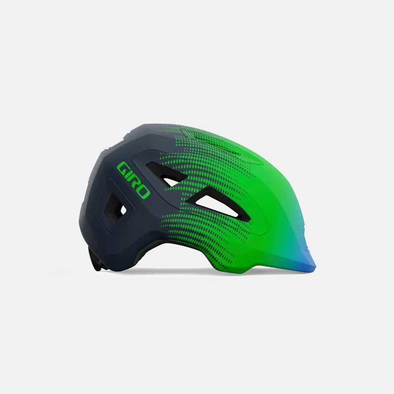 Giro Scamp II Youth Helmet in Blue and Green-3