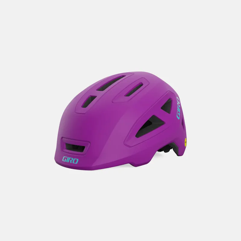 Giro Scamp II Youth Helmet in Pink / Purple