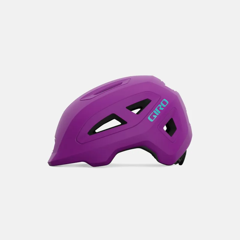 Giro Scamp II Youth Helmet in Pink / Purple-3