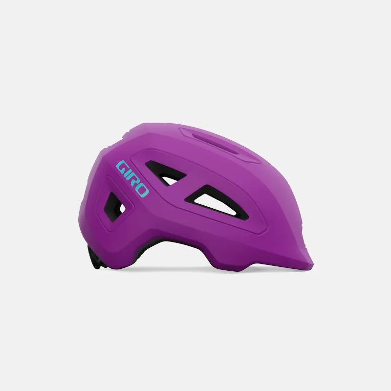 Giro Scamp II Youth Helmet in Pink / Purple-2