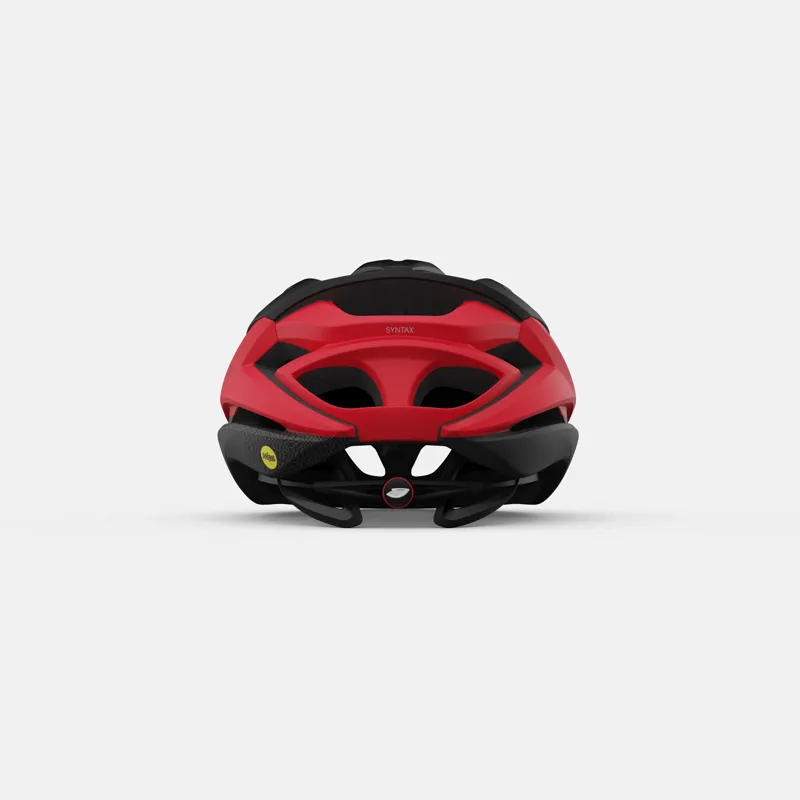 Giro Syntax MIPS Road Helmet In Black and Red-1