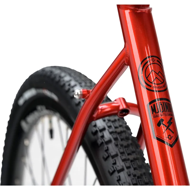 2025 Genesis Croix De Fer 10 Flat-Bar Gravel Bike in Red-7