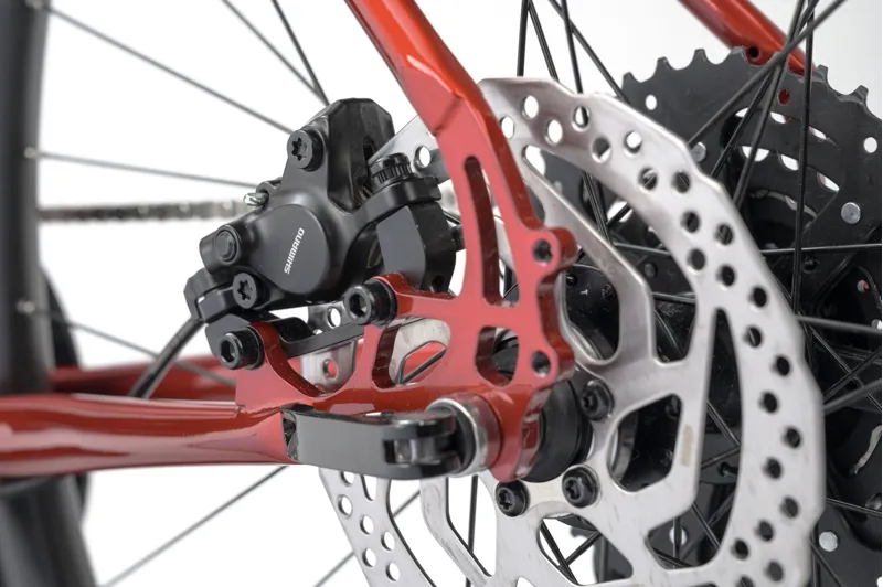 2025 Genesis Croix De Fer 10 Flat-Bar Gravel Bike in Red-11