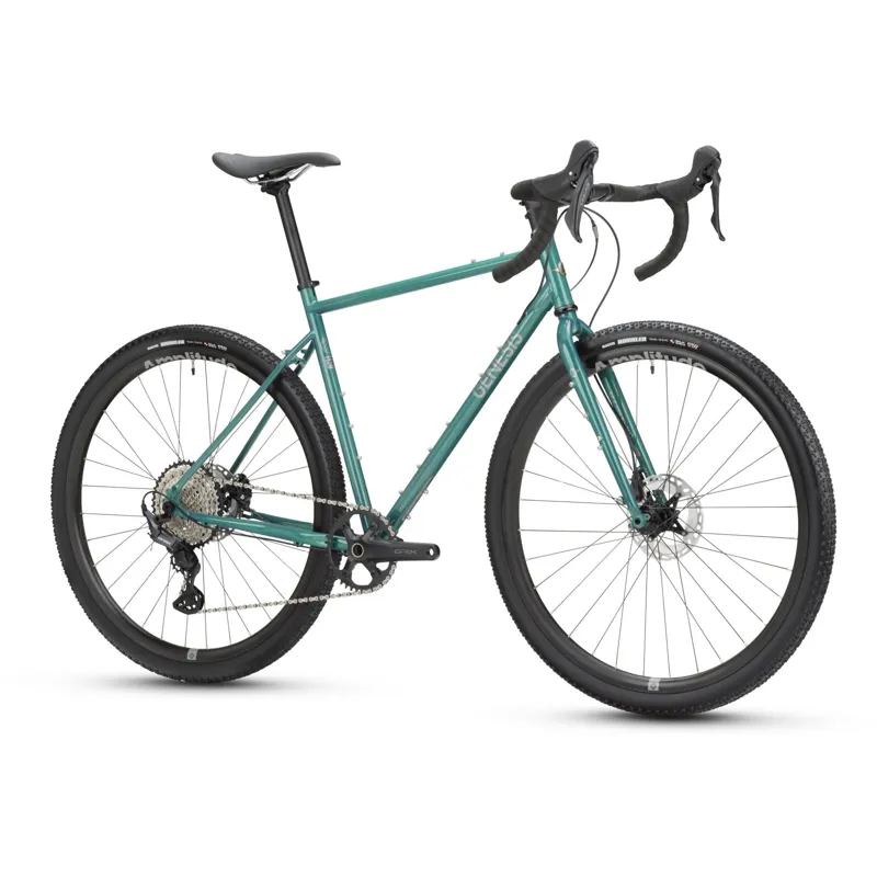 2025 Ex-Hire Genesis Croix De Fer 40 Steel 725 Gravel Bike in Green-1