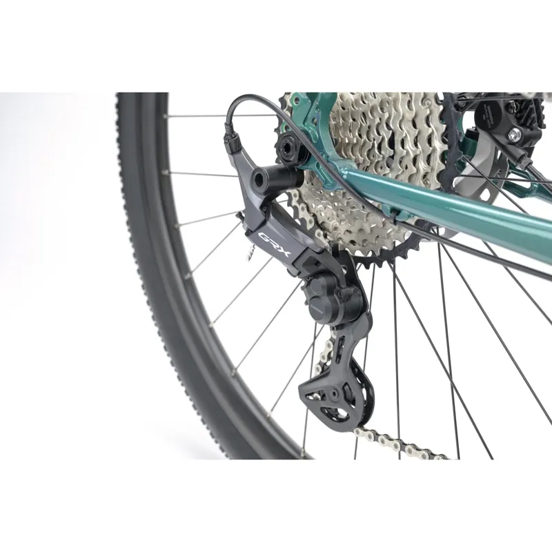 2025 Ex-Hire Genesis Croix De Fer 40 Steel 725 Gravel Bike in Green-4