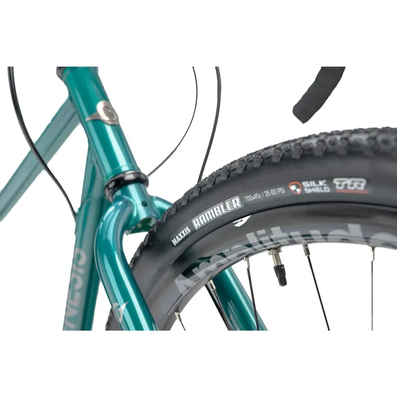 2025 Ex-Hire Genesis Croix De Fer 40 Steel 725 Gravel Bike in Green-5