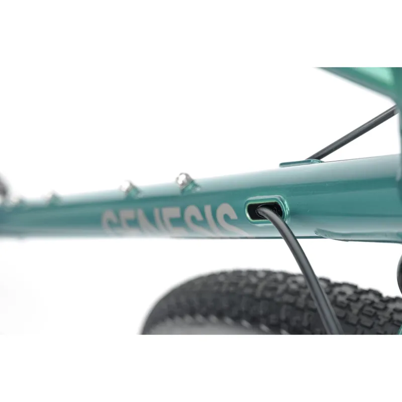 2025 Ex-Hire Genesis Croix De Fer 40 Steel 725 Gravel Bike in Green-7