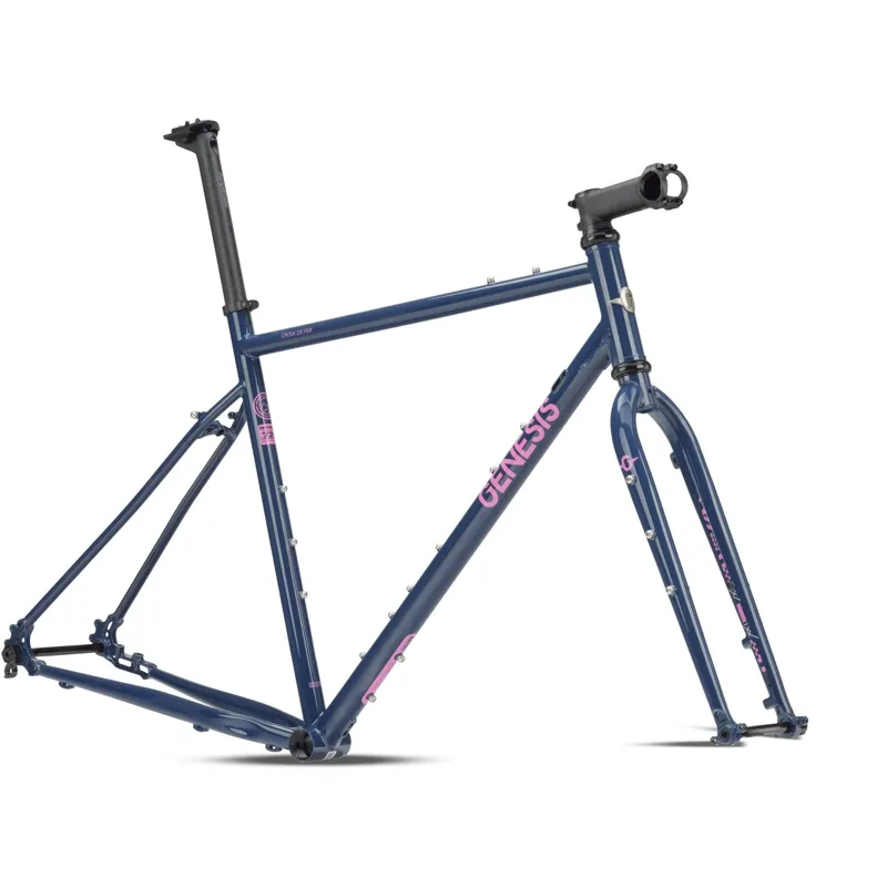 2025 Genesis Croix De Fer 725 Frameset in Blue-1