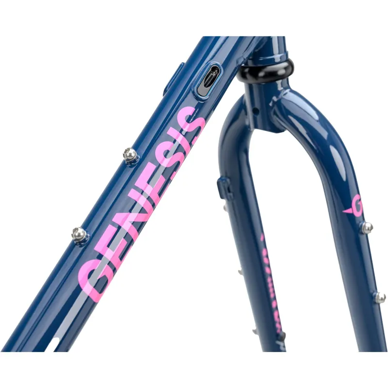 2025 Genesis Croix De Fer 725 Frameset in Blue-2