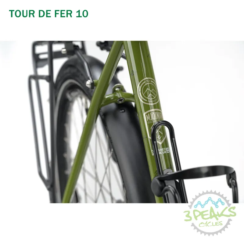 2025 Genesis Tour De Fer 10 Flat-Bar Touring Bike in Green-13