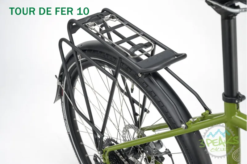 2025 Genesis Tour De Fer 10 Flat-Bar Touring Bike in Green-2