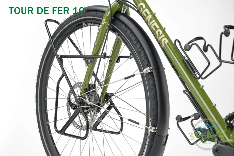 2025 Genesis Tour De Fer 10 Flat-Bar Touring Bike in Green-6