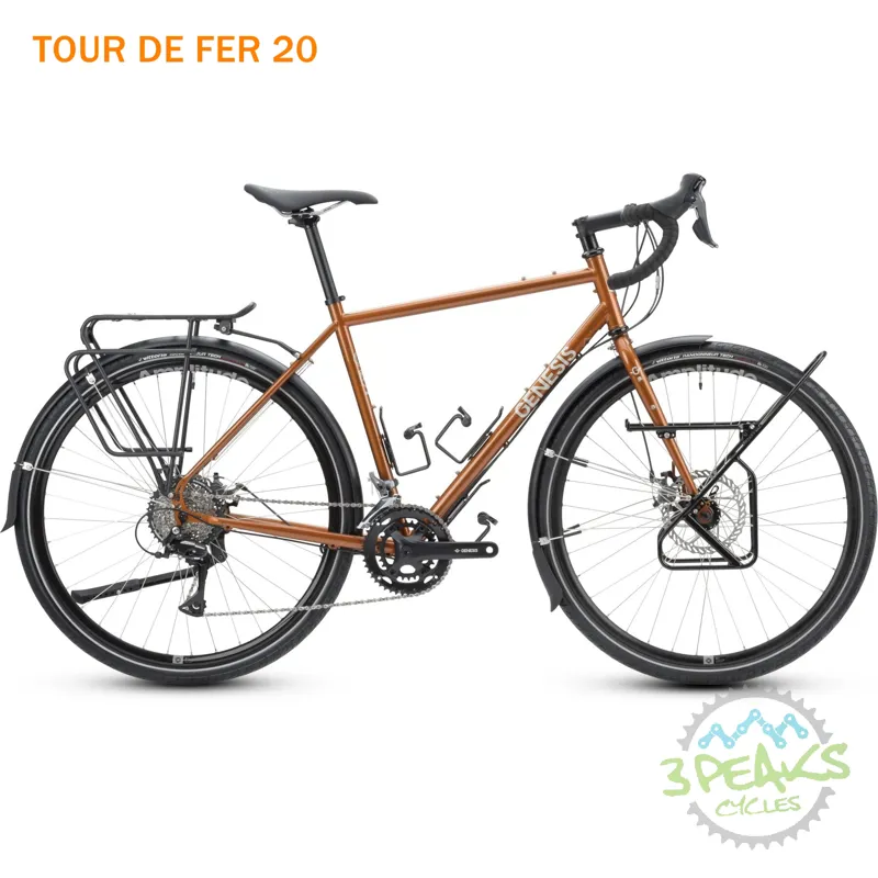 2025 Genesis Tour De Fer 20 Touring Bike in Copper