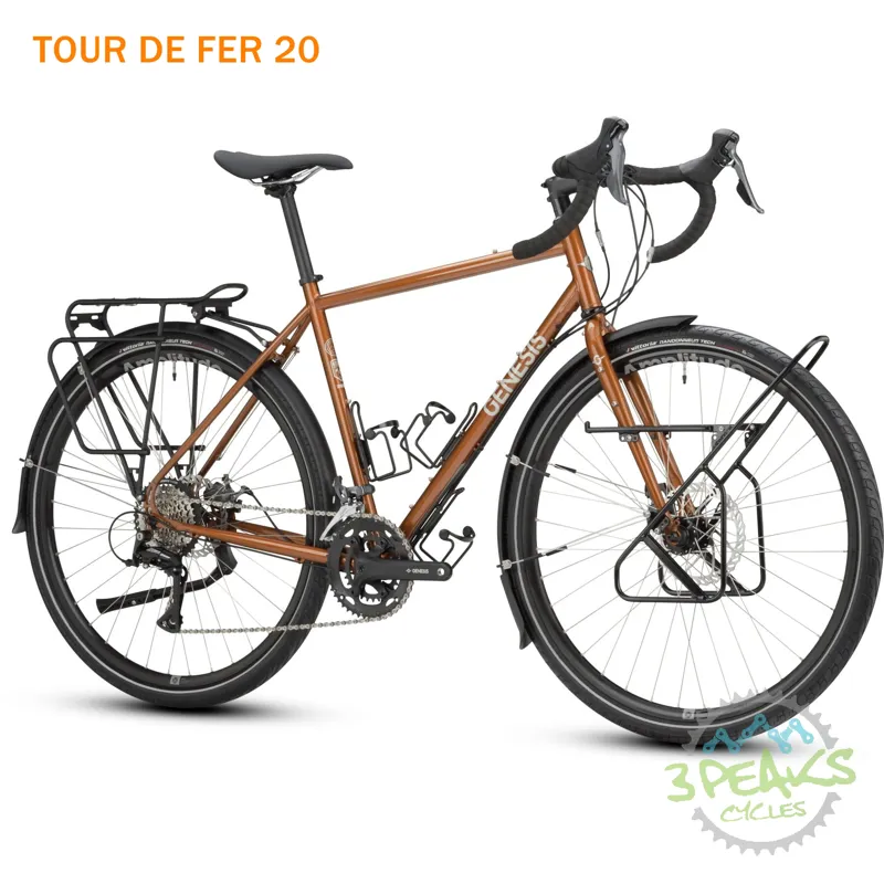 2025 Genesis Tour De Fer 20 Touring Bike in Copper-1
