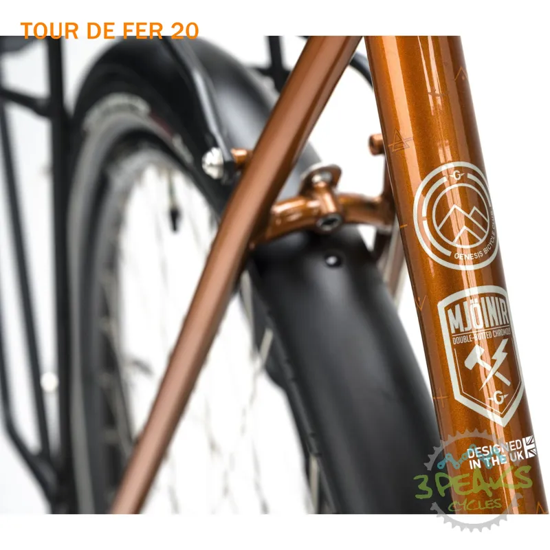 2025 Genesis Tour De Fer 20 Touring Bike in Copper-7