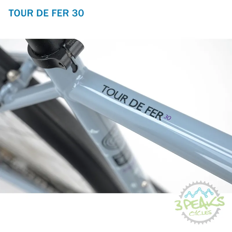 2025 Genesis Tour De Fer 30 Touring Bike in Grey-3