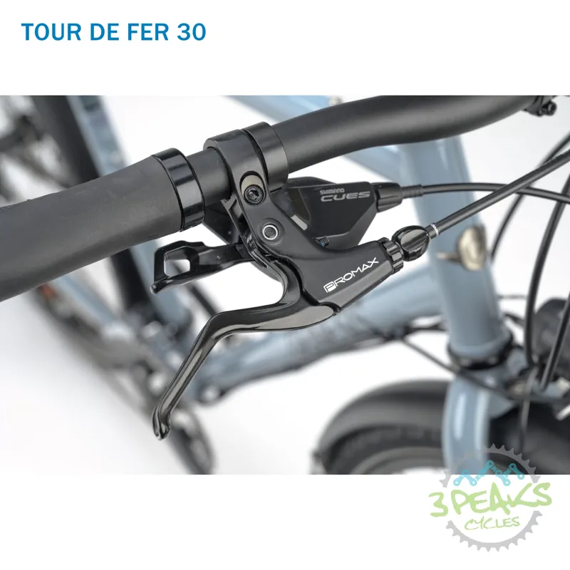 2025 Genesis Tour De Fer 30 Touring Bike in Grey-4