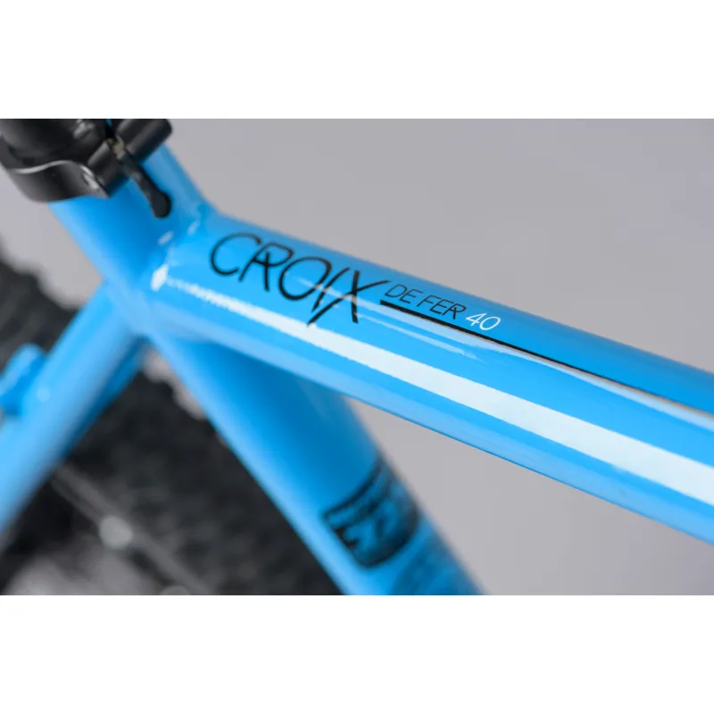 2023 Genesis Croix De Fer 40 Steel Gravel Bike in Blue-3