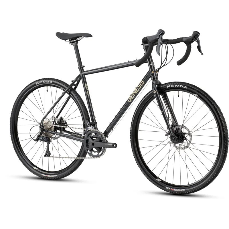 2023 Genesis Croix De Fer 10 Gravel Bike in Black-1