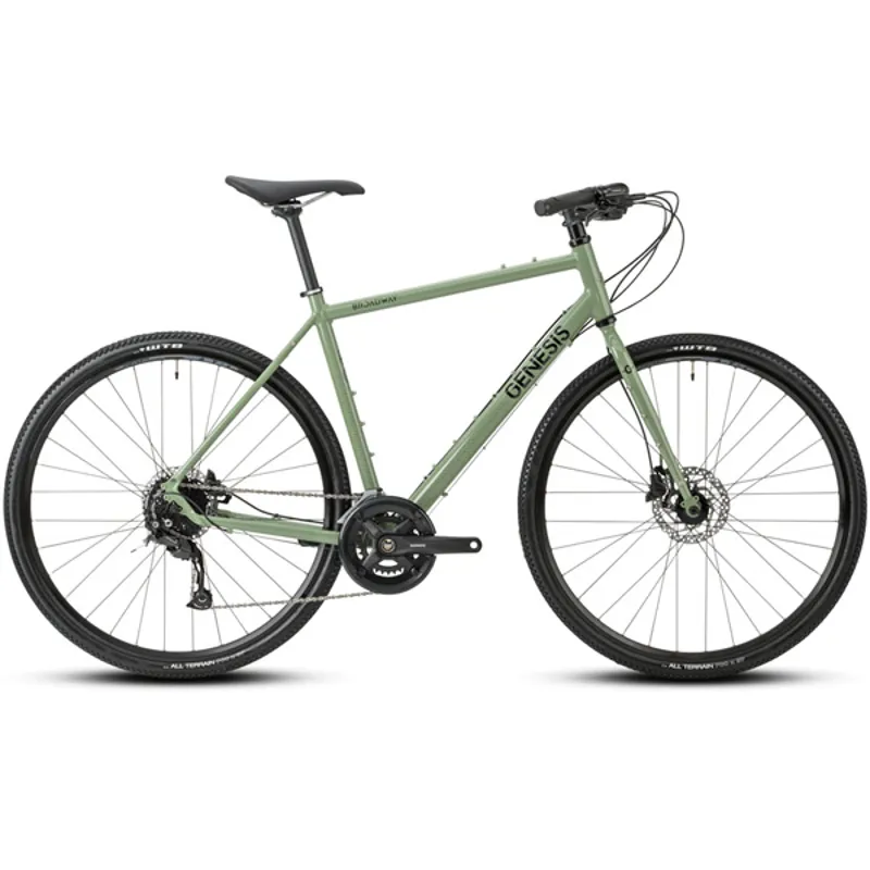 Genesis Broadway Hybrid Bike in Green