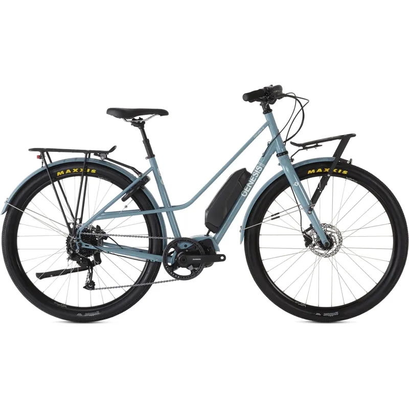 2023 Genesis Columbia Road Electric Bike in Blue