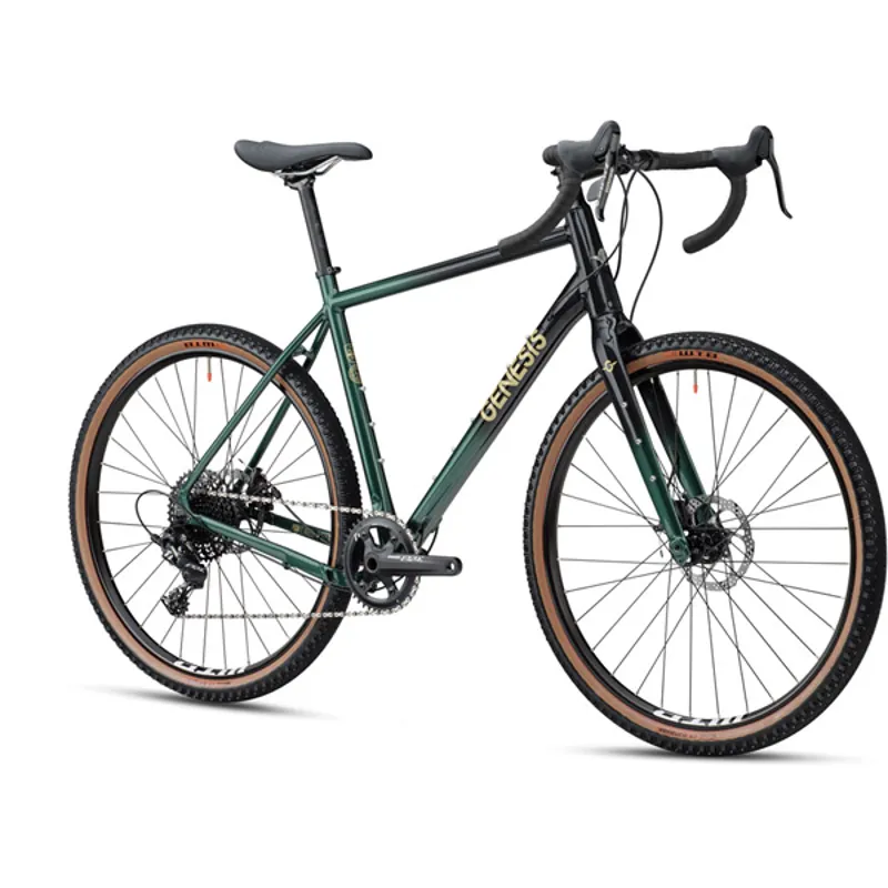 2022 Genesis Fugio 10 Aluminium Gravel Bike in Green-1