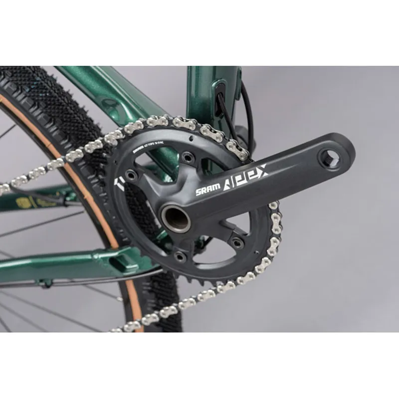 2022 Genesis Fugio 10 Aluminium Gravel Bike in Green-6