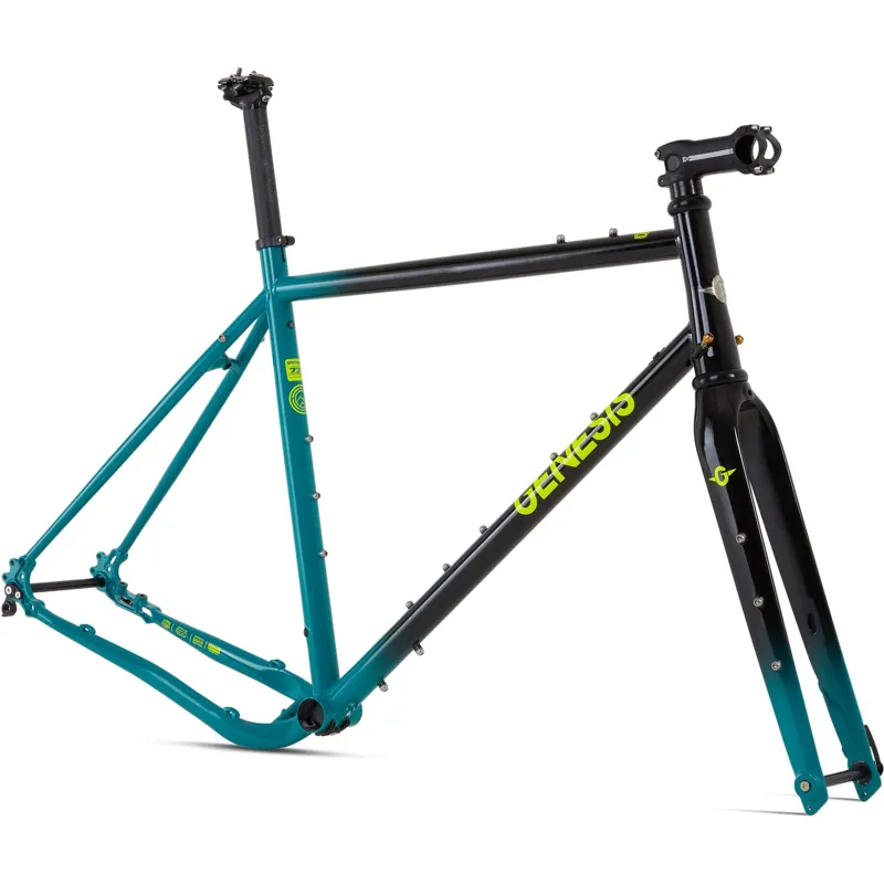 2023 Genesis Fugio Steel Reynolds 725 Frameset in Blue/Black-1
